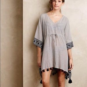 Anthropologie Railroad Stripe Kaftan